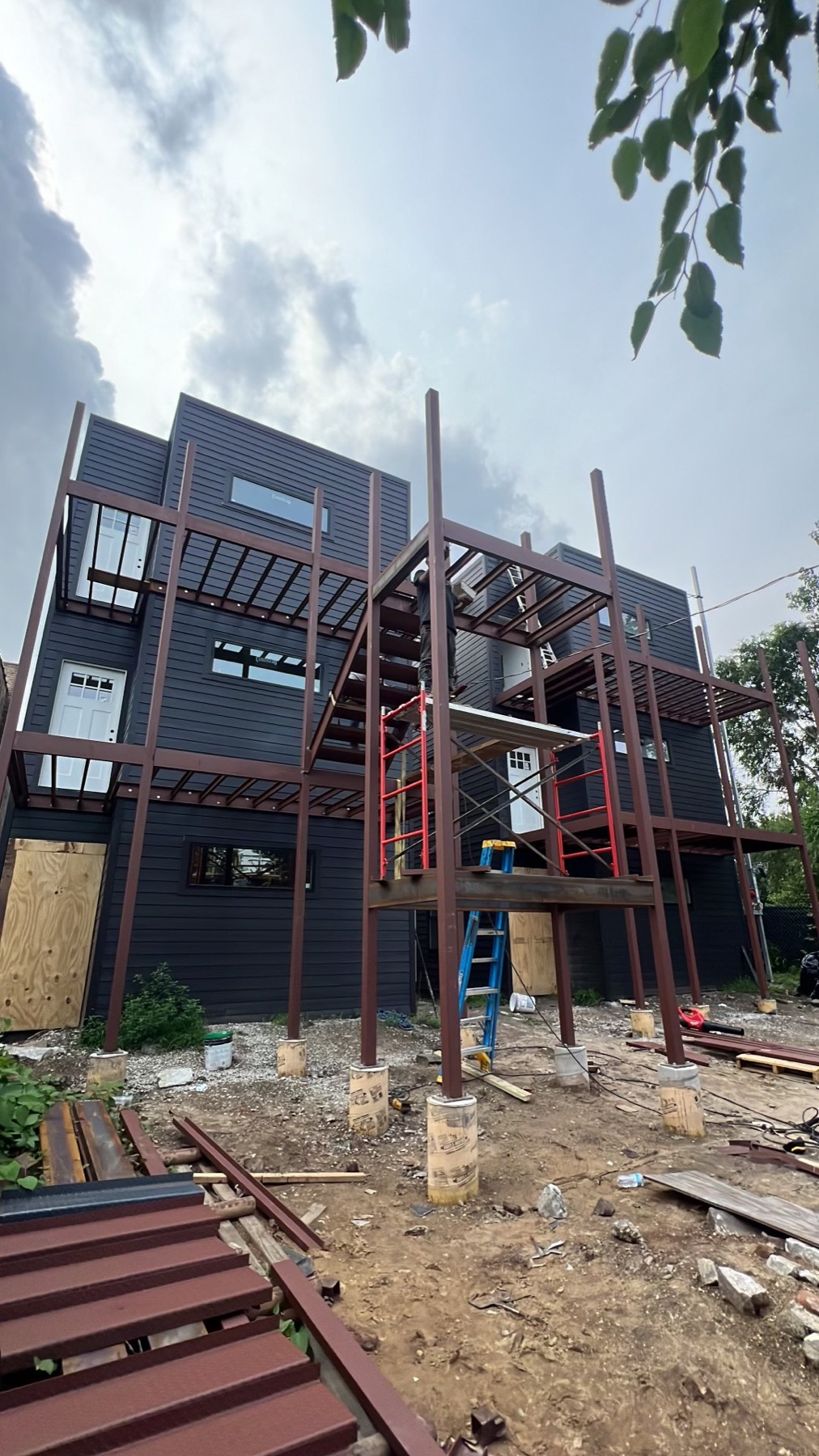 Recent steel porch and welding work by Brothers Welding Work