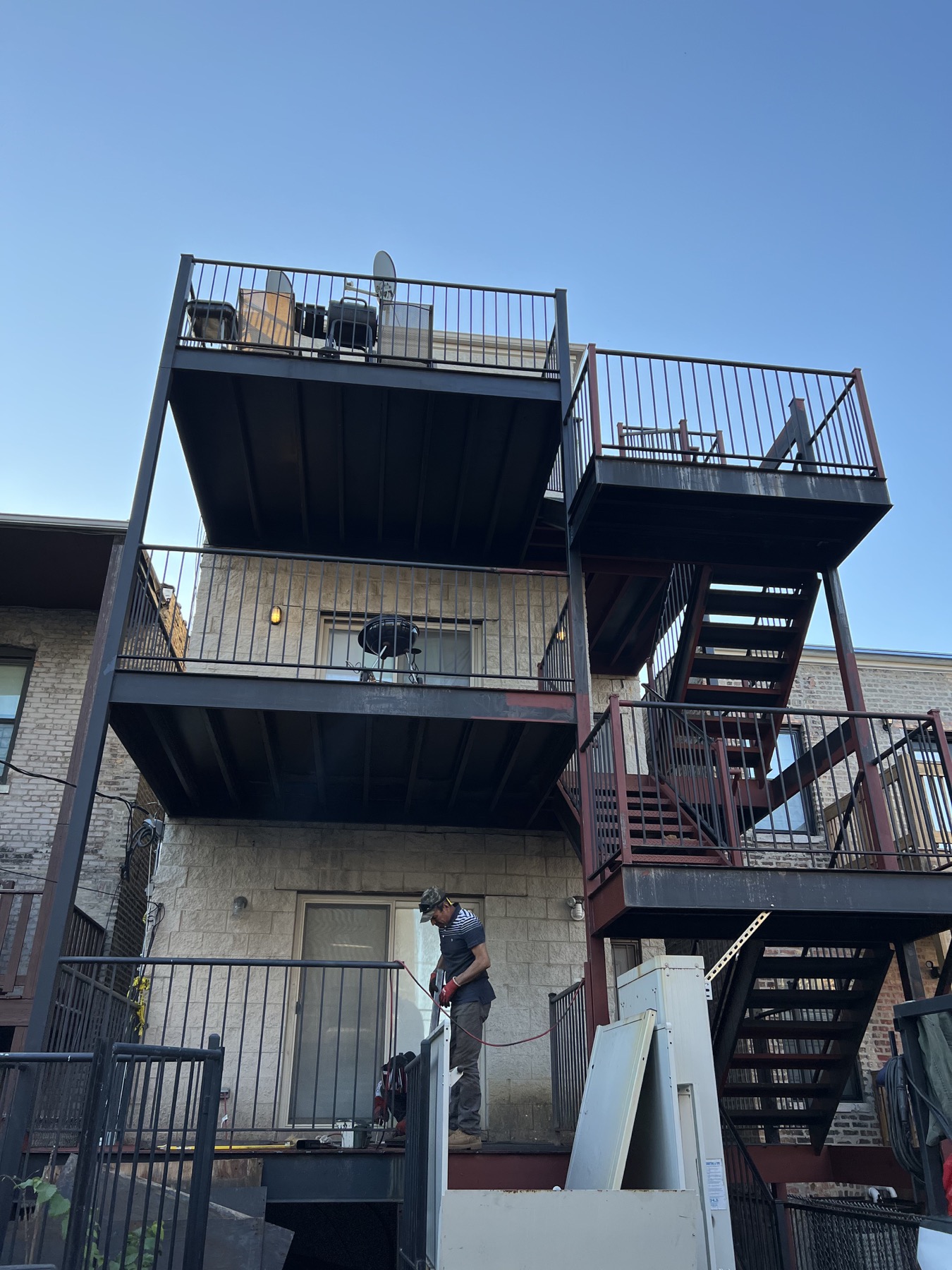 Recent steel porch and welding work by Brothers Welding Work