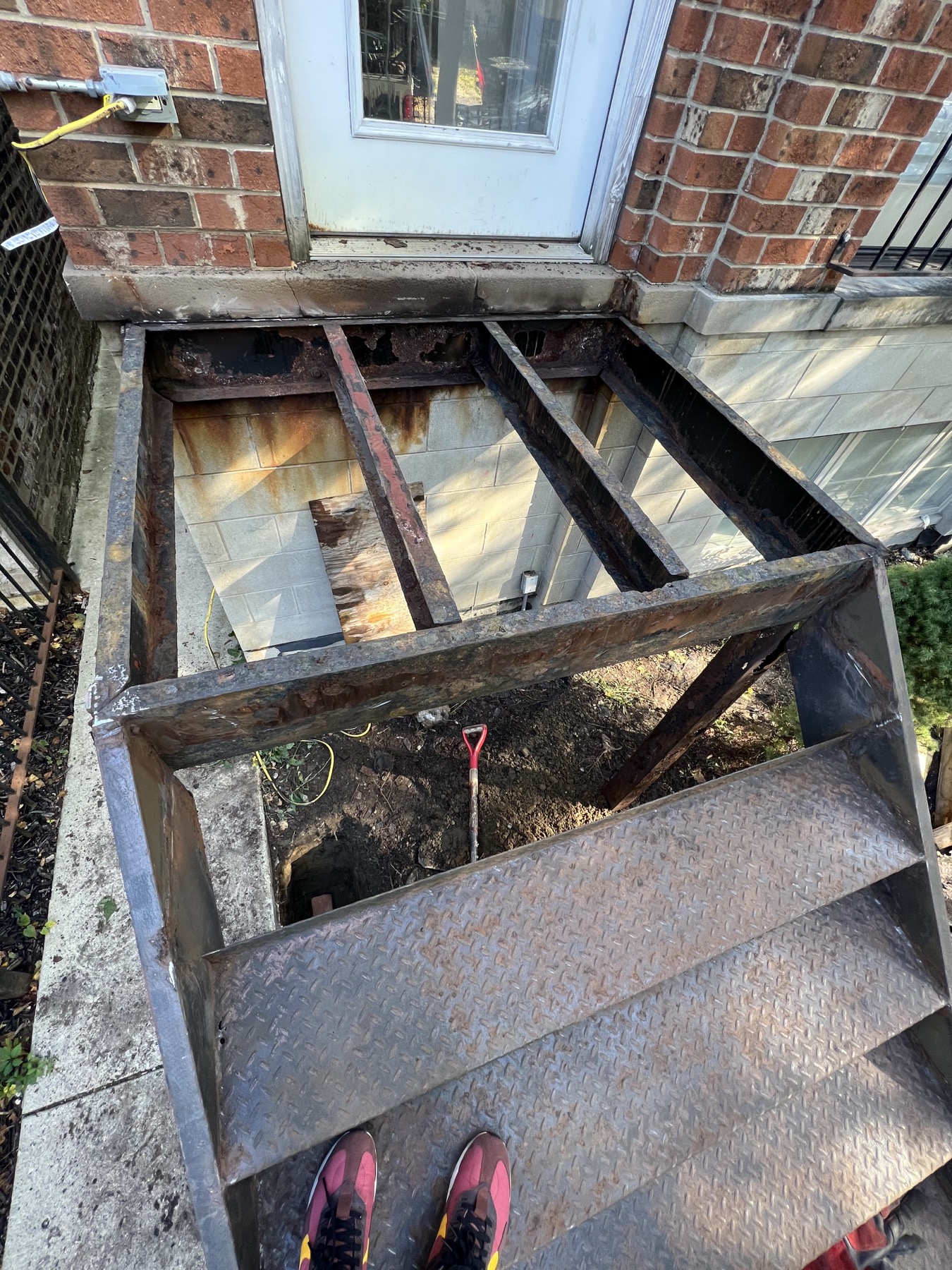 Recent steel porch and welding work by Brothers Welding Work