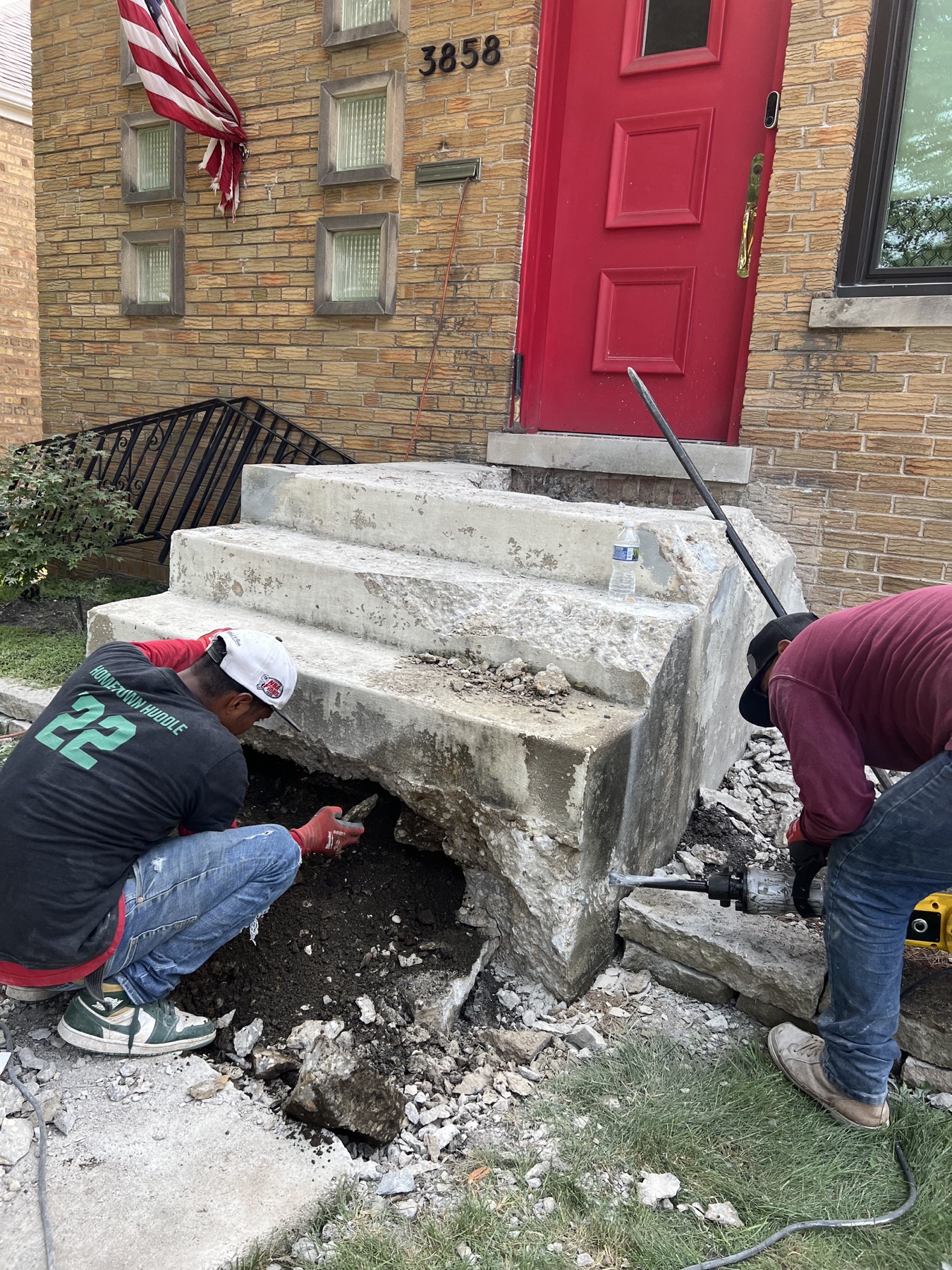 Recent steel porch and welding work by Brothers Welding Work